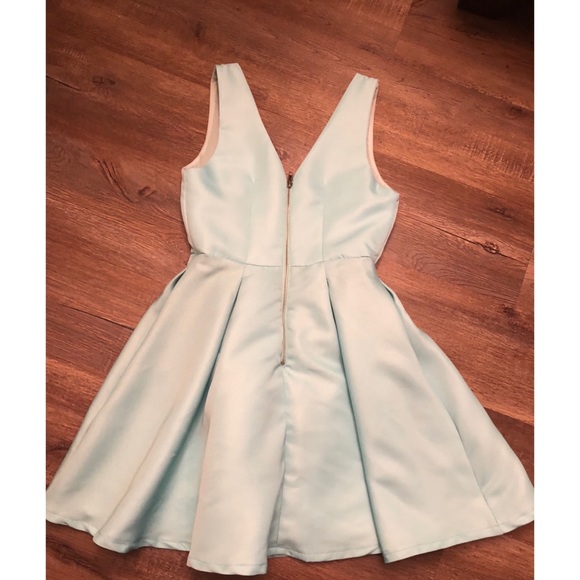 Structured Blue Dress - Picture 5 of 6